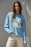 Swan Knit Pullover