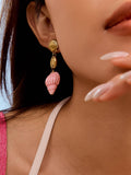 Nessa 18K Gold Non-Tarnish Shells Dangle Earring