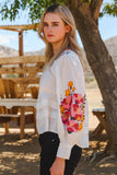 Gauzy Embroidered Blouse