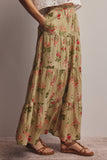 Beatrix Maxi Skirt: Sage Green