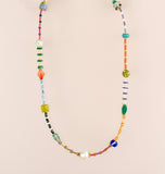 Prism Seed Bead Friendship Necklace