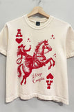 Cowgirl Playing Card Tee
