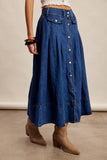 Caroline Praire Denim Skirt