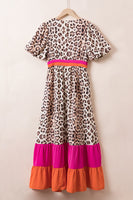 Leopard V-Neck Maxi Dress (Website Exclusive)