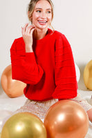 Jingle Jingle Holiday Sweater (Red, Ivory, Hunter)