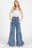Penny Palazzo Chambray Pants