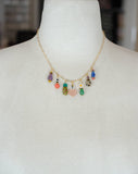 Vivi Dainty Colorful Charm Beaded Necklace