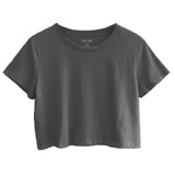 Premium cotton cropped tees