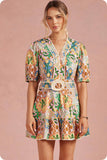 Garden Party Cotton Mini Dress