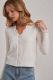 Essential Lace Trimmed Cardi