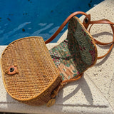 Ata Vine Saddle Bag Crossbody Bag