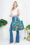 Bird Quilted Tote Bag