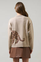 Jazara Leopard Knit Sweater