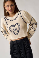 Embroidered Emilee Sweater