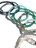 Gemma II Handmade Semiprecious 4mm Gemstone Stretch Bracelet