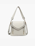 Lorelei Double Zip Crossbody | Whipstitch Trim