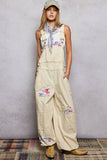 Lace Trimmed Overalls
