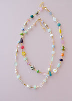 Jill Colorful Beaded Eclectic Necklace