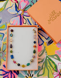 Mariposa Jewel Tone Beaded Necklace