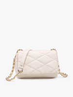 Prague Quilted Crossbody w/ Chain Strap