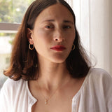 Small Maria Hoop Earrings (gold, silver)