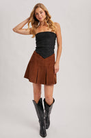 Callie Cordoroy Mini Skort