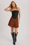 Callie Cordoroy Mini Skort