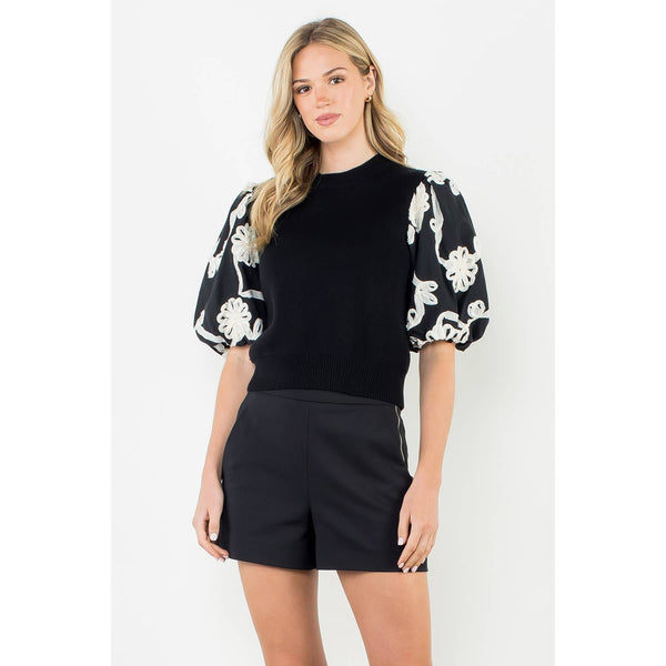 Embroidered Mirah Top