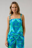 Blissy Tropical Hanie Top + Pants Set