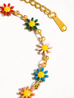 Lea 18K Non-Tarnish Daisy Chain Bracelet