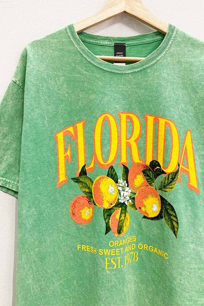 Mineral-Washed Florida Oranges Tee