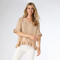 Carley Flowy Ruffle Top