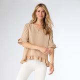 Carley Flowy Ruffle Top