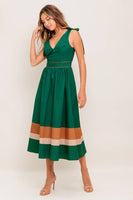 Marlie Color Block Midi Dress