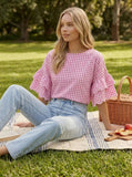 Lilly Blouse (Yellow or Pink!)