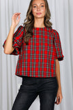 Holly Jolly Bow Blouse