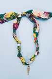 Handcrafted Scarf Interchangeable Charm Necklace