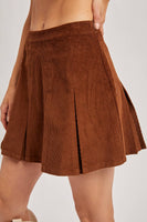 Callie Cordoroy Mini Skort