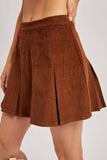 Callie Cordoroy Mini Skort