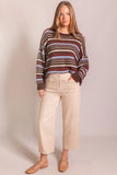 Ramie Cropped Trousers (Four Colors)