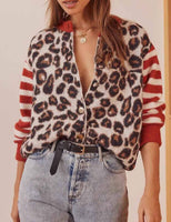 Vintage Leopard Print Cardigan