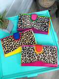 Nash Leopard Leather Wallet | Travel Wallet | Small Leopard