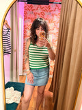 Basic Mid Waisted Mini Skirt