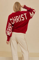 Christmas Sweater with Lettering