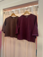 Fall 2025 Pierre Scuba Modal 3/4 Sleeve Top