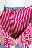 Hot Pink Tiger Handmade Reversible Tote Bag