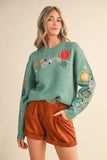 Clara Floral Sweater