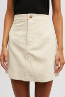 Cordoroy Mini Skirt