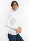 One Size | Signature Stretch Long Sleeve Mockneck Turtleneck (MANY COLORS)
