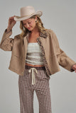 Loretta Leopard Barn Jacket